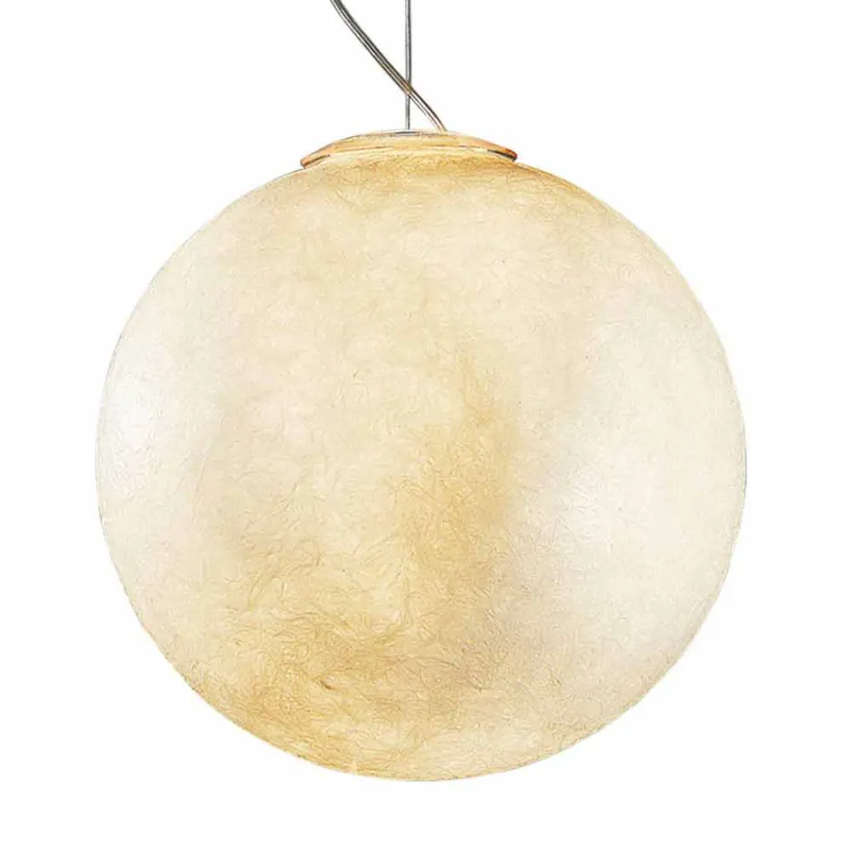 Lampadario di moderno design In-es.artdesign Luna bianco in nebulite Viadurini