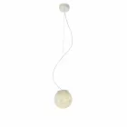 Lampadario di moderno design In-es.artdesign Luna bianco in nebulite Viadurini