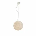 Lampadario di moderno design In-es.artdesign Luna bianco in nebulite Viadurini