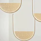 Lampadario in Metallo con Inserto Amovibile in Vetro Granigliato - Catalpa Viadurini