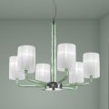 Lampadario in Vetro di Venezia e Metallo Fatto a Mano in Italia - Graham