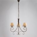 Lampadario in pvc e metallo a 3 luci per ambienti raffinati – Draco