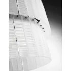 Lampadario Moderno 12 Luci in Vetro Artigianale Lusso Italiano - Valadier Viadurini