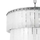 Lampadario Moderno 36 Luci in Vetro Artigianale Lusso Italiano - Valadier Viadurini