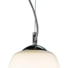 Lampadario Sospeso a Due Lumi in Vetro Soffiato a Mano Made in Italy - Soffio Viadurini