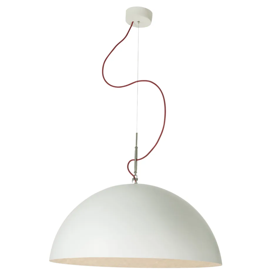 Lampadario Sospeso in Laprene e Nebulite  - Mezza Luna by In-es.artdesign  Viadurini