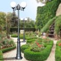 Lampione Alto 230 cm in Acrilico e Alluminio Antracite Made in Italy - Trovaantracite