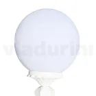 Lampione Alto 47 cm in Acrilico e Alluminio Bianco Made in Italy - Trovabianco Viadurini