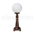 Lampione Alto 69 cm in Acrilico e Alluminio Nero Made in Italy - Trovanero