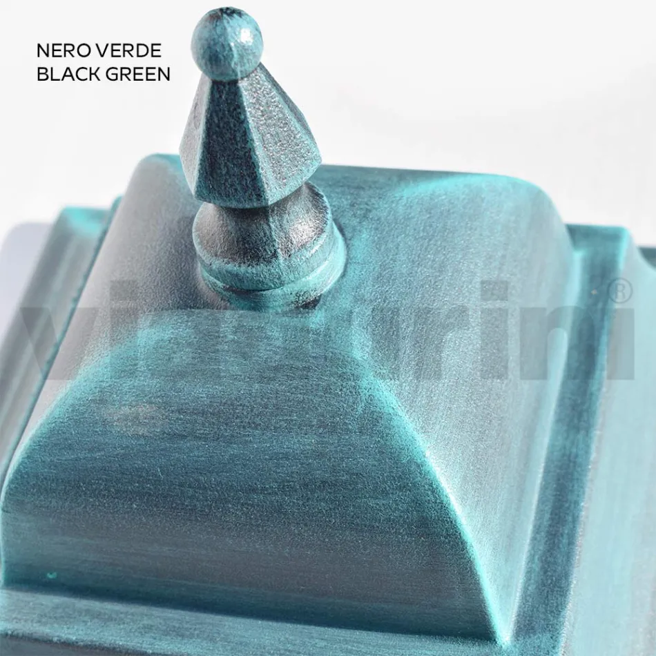 Lampione da Esterno Alto 161 cm in Vetro e Alluminio Pressofuso - Alchimista Viadurini