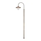Lampione da Esterno con Montatura in Ottone Made in Italy - Chiocciola Viadurini