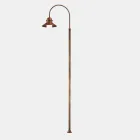 Lampione da Giardino con Arco Alto o Basso Ottone e Rame - Bordo by Il Fanale Viadurini