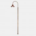 Lampione da Giardino con Arco Alto o Basso Ottone e Rame - Bordo by Il Fanale