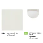 Lampione da giardino in alluminio bianco con 1 luce prodotto in Italia, Anusca Viadurini