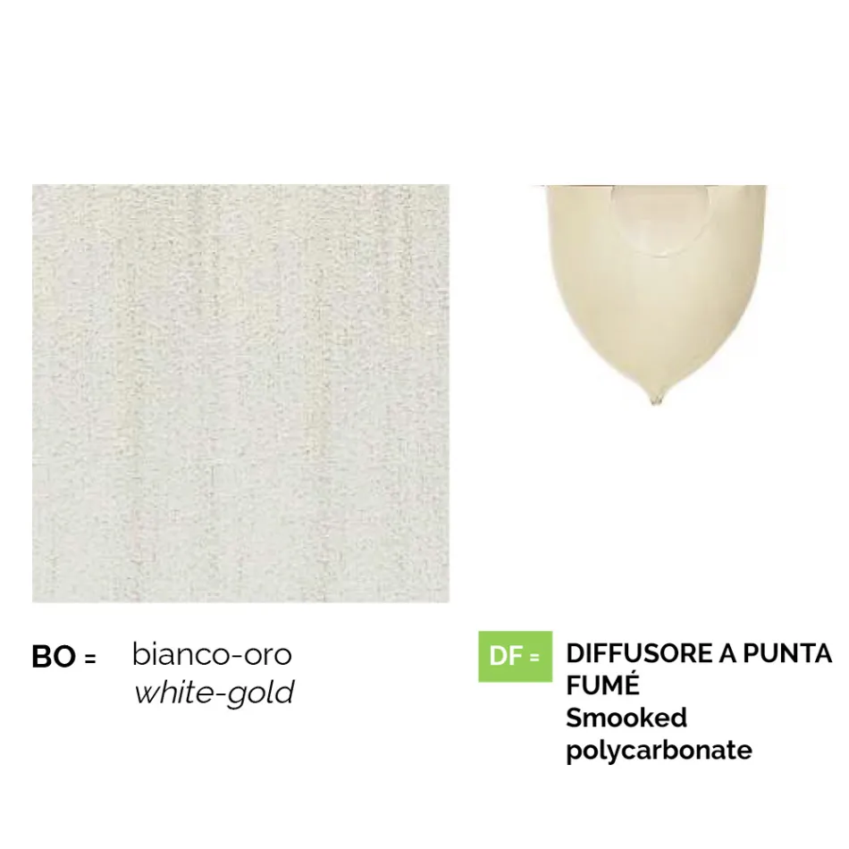 Lampione da giardino in alluminio bianco con 1 luce prodotto in Italia, Anusca Viadurini