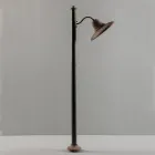 Lampione da Giardino in Alluminio e Galestro Made in Italy - Toscot Spoleto Viadurini