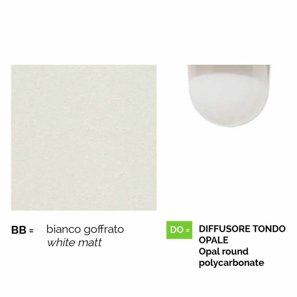 Lampione da giardino in alluminio pressofuso bianco made Italy, Anusca Viadurini