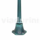 Lampione da giardino in alluminio pressofuso made in Italy, Anika Viadurini
