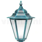 Lampione da Giardino in Vetro Sabbiato e 5 Finiture di Alluminio - Pinako Viadurini