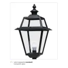 Lampione Giardino a 2 Luci in Alluminio e Vetro Made in Italy - Vivian Viadurini