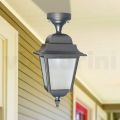 Lanterna a Soffitto in Alluminio Pressofuso e Diffusore in Vetro - Scintilla