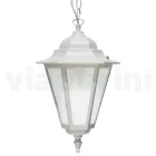 Lanterna da Esterno Vintage in Alluminio Bianco Made in Italy - Terella Viadurini