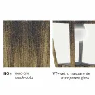 Lanterna da giardino a parete in alluminio made in Italy, Aquilina Viadurini
