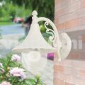 Lanterna per giardino  a parete in alluminio bianco made in Italy,Anusca