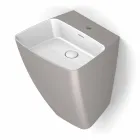 Lavabo a parete di design moderno in ceramica prodotto in Italia,Goran Viadurini
