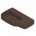 Lavabo a parete in ceramica moderno prodotto in Italia, Amleto