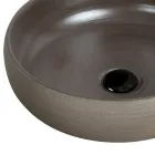 Lavabo Bagno da Appoggio in Argilla Refrattaria Realizzato in Italia - Diego  Viadurini