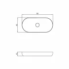 Lavabo bagno freestanding design moderno fatto in Italia Dalmine Maxi Viadurini