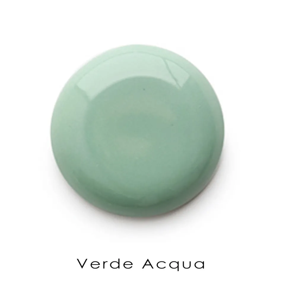 Lavabo Bagno Sospeso in Ceramica Colorata Design Moderno 26 cm - Jordan Viadurini