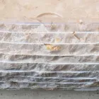 Lavabo bianco da appoggio Cora ovale, fatto a mano Viadurini