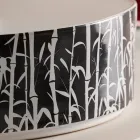Lavabo d'Appoggio per il Bagno in Grès Porcellanato Made in italy - Busta Viadurini