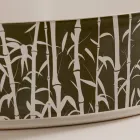 Lavabo d'Appoggio per il Bagno in Grès Porcellanato Made in italy - Busta Viadurini