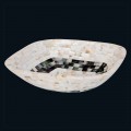 Lavabo da appoggio con inserti in conchiglie Bea, pezzo unico