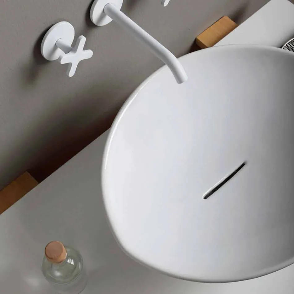 Lavabo da appoggio design di tendenza in ceramica made Italy Animals  Viadurini