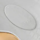 Lavabo da appoggio di design moderno in ceramica fatto in Italia Cubo Viadurini