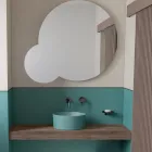 Lavabo da Appoggio in Ceramica di Diverse Finiture Made in Italy - Palline Viadurini