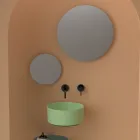 Lavabo da Appoggio in Ceramica di Diverse Finiture Made in Italy - Palline Viadurini