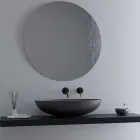 Lavabo da Appoggio in Ceramica Lucida o Opaca Made in Italy - Ferry Viadurini