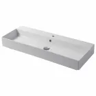Lavabo da Appoggio o Parete in Ceramica Colorata o Bianca Leivi Viadurini