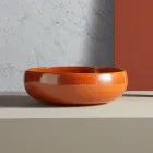 Lavabo da Appoggio per il Bagno Realizzato in Fire Clay Made in italy - Tallone Viadurini