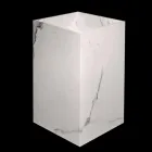 Lavabo da Terra Geometrico Design in Gres Porcellanato 4 Finiture - Calogero Viadurini