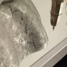 Lavabo di design da appoggio ceramica bianco argento made Italy Cubo Viadurini