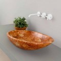 Lavabo di design da appoggio ceramica tartaruga made in Italy Glossy