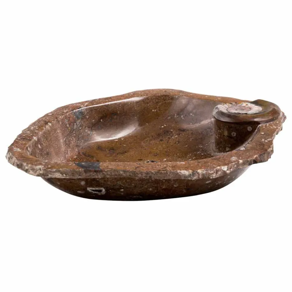 Lavabo di design in marmo da incasso / da appoggio Samir, pezzo unico Viadurini
