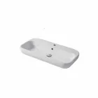 Lavabo di Design Monoforo da Appoggio o Parete in Ceramica Riardo Viadurini