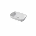 Lavabo di Design Monoforo da Appoggio o Parete in Ceramica Riardo Viadurini